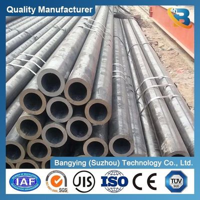 Length 4-12m Black Seamless Carbon Steel Pipe for Pipeline Transport ASTM Q235/a106/a53