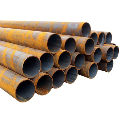 Length 4-12m Black Seamless Carbon Steel Pipe for Pipeline Transport ASTM Q235/a106/a53
