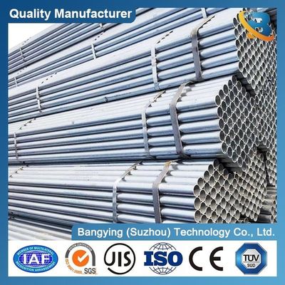 15mm Hot Dipped Gi Round Steel Tubing Pre Galvanized Steel Tube Processing Decoiling