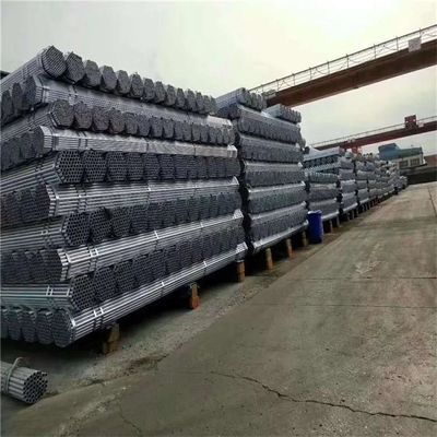 Cutting ASTM A36 Q235 Carbon Steel Round Galvanized Steel Pipe for Industry Scaffold