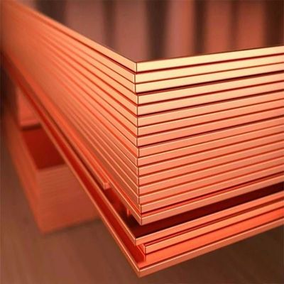 100mm-1220mm Width T2 4X8 Soft Copper Sheet with 45-50 Elongation Customized Request