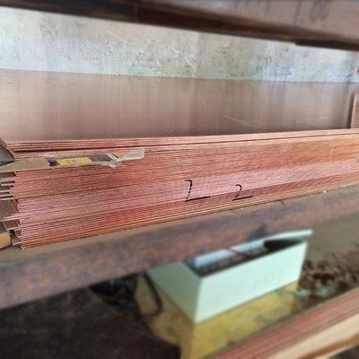 100mm-1220mm Width T2 4X8 Soft Copper Sheet with 45-50 Elongation Customized Request
