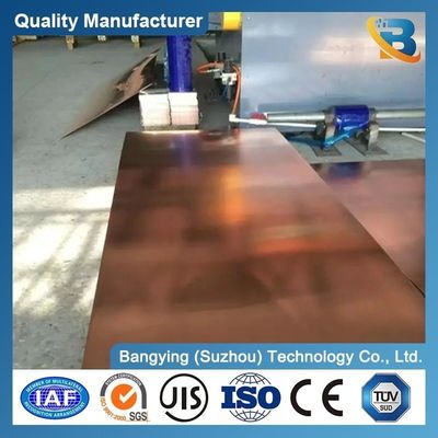 4mm ASTM C10500 C10800 C10920 Copper Sheet Per Kg Copper Plate with Ts MPa of 22-25