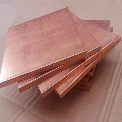 High Density 8.9 Oil Cooler Pipe Copper Plate for Electrolytic Industry 5mm Thickness