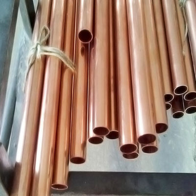 Direct Supply Tube C1020 C1100 C1221 C22000 C23000 Copper Pipe with 45-50 Elongation