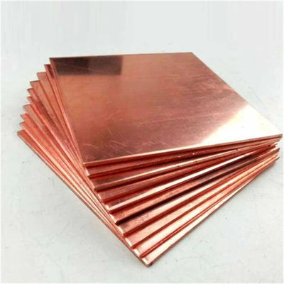 99.9% C110 C10200 C10300 C17500 Copper Plate for Construction Ts MPa 22-25 Standard ASTM