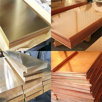 99.9% C110 C10200 C10300 C17500 Copper Plate for Construction Ts MPa 22-25 Standard ASTM