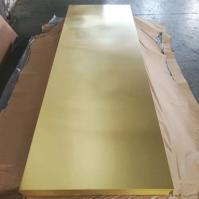 Thick Brass Bare Flat Yellow Brass Bar C22000 Thickness 03mm 60mm Copper Sheets Ts MPa 22-25