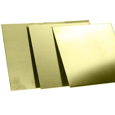 Thick Brass Bare Flat Yellow Brass Bar C22000 Thickness 03mm 60mm Copper Sheets Ts MPa 22-25