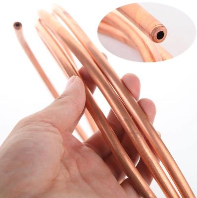 Custom Size Insulated Copper Pipes 15mm Tube 3/8" for Air Conditioners Sample Free