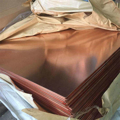 Copper Plate Sheet 3mm 4mm 5mm 6mm ASTM T2 H65 H62 C1100 C1220 C2400 C2600 Red Plate 205