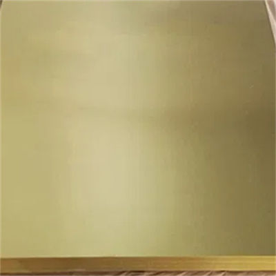 Customized 6mm Thickness C38000 C27000 Engraving Brass Plate for Red Copper Engraving