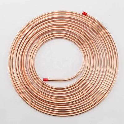 1/4" to 3/4" Round Copper Pipes with Wall Thickness 0.3mm-20mm for Oversea Jobs