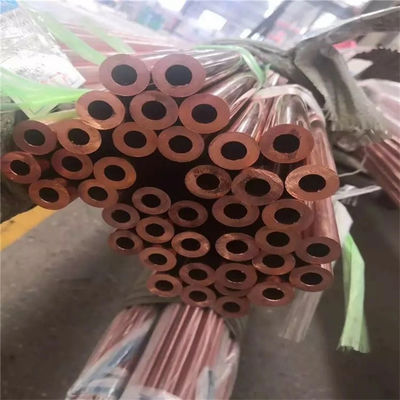 1/4" to 3/4" Round Copper Pipes with Wall Thickness 0.3mm-20mm for Oversea Jobs