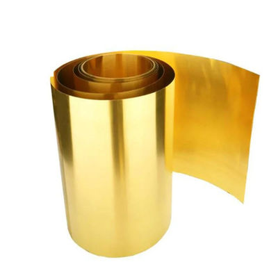 ASTM Standard Cuzn20 Cuzn30 Cuzn40 Copper Foil Brass Strip Coil for Fast and Delivery