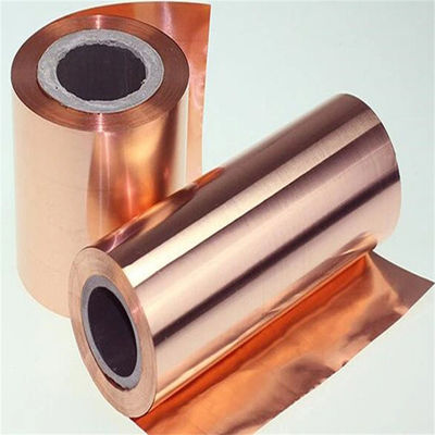 Copper Strips 99.99% C11000 C1200 0.1mm Soft / Half Hard Copper Coil for Electronics
