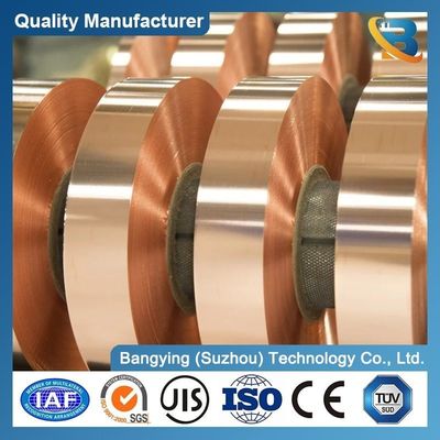 Oil Cooler Pipe Copper Strips 013mm C11000 C2680 C17200 Customize Brass Bronze Coil