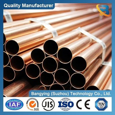 Standard ASTM Annealed Copper Roll Pancake Copper Tube Pipe Coil 6.35mm Customized