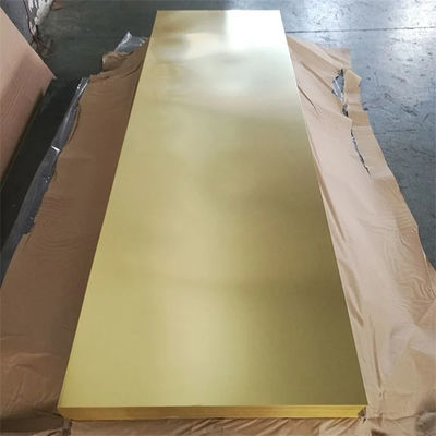 1500X 3050 X 1.5mm Customized Thickness C26800 C27200 Shiny Brass Copper Sheet Plate
