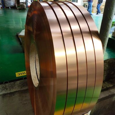 C1100 Hardness 0.1mm Brass Coil Strip Cuzn37 Copper Brazing Brass Strip Hard 1/4hard