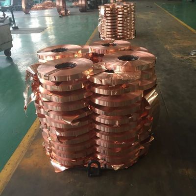 C1100 T2 C10100 C10200 99.9% Pure Copper Strip Copper Foil Tape Copper Paper Roll Coil