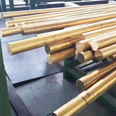 C10100 Pure Copper Bar Golden 99.9% 1mm 3mm 4mm 5mm 8mm 12mm ASTM Square Hexagonal Elongation 45-50