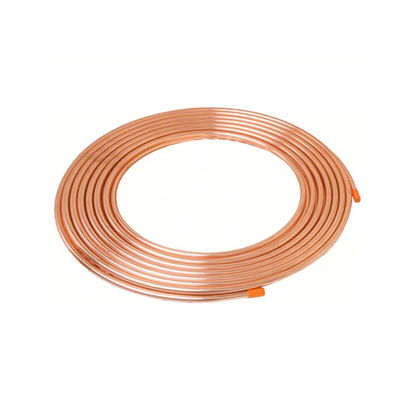 C11000 C12000 Pancake ASTM B280 Air Conditioner 6.35mm 1/4 Inch Copper Tube For Plumbing