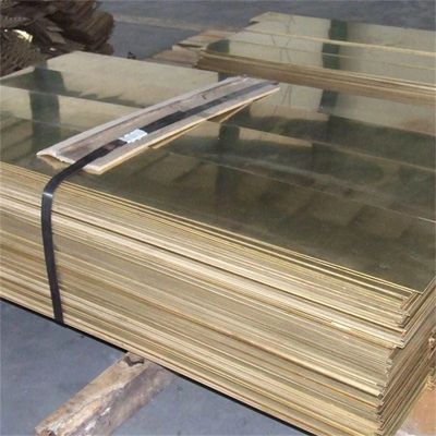 Small and Large Sizes Brass Sheet Metal Golden Plater 2mm C26000 C22000 Solid Brass Plate