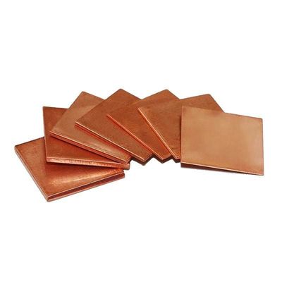 Copper Sheets 3mm 5mm 20mm Thickness 99.99% T2 4X8 for Water Heater Production Line
