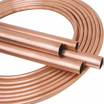 Customized Wall Thickness Copper Pipe 15mm Tube 3/8" Insulated for Air Conditioners