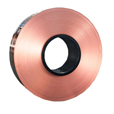 Copper Strips 99.99% C11000 C1200 0.1mm Soft / Half Hard Copper Coil for Electronics